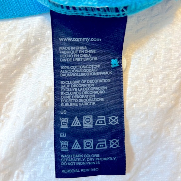 Tommy Hilfiger Men’s Striped Slim Fit Polo Shirt (Medium) - Picture 2 of 4